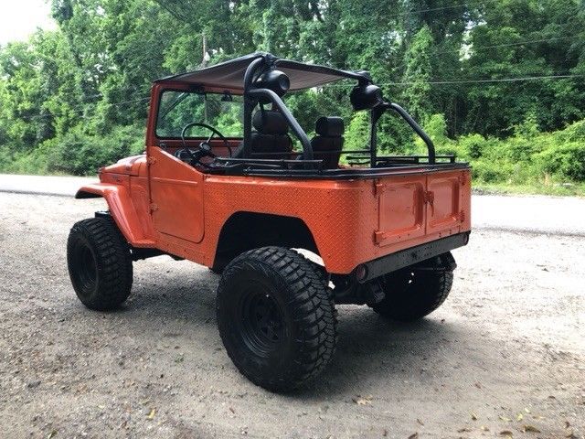 1965 Orange Toyota Land Cruiser Convertible
