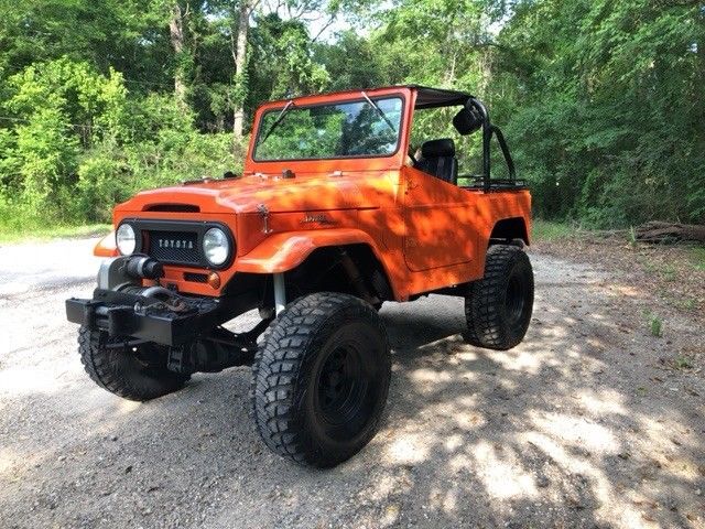 1965 Orange Toyota Land Cruiser Convertible