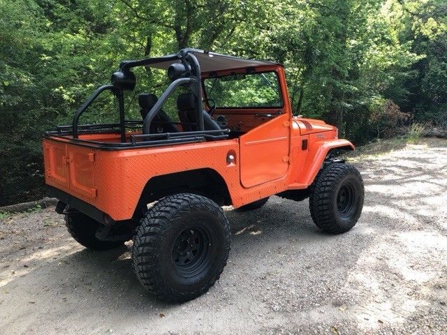 1965 Orange Toyota Land Cruiser Convertible