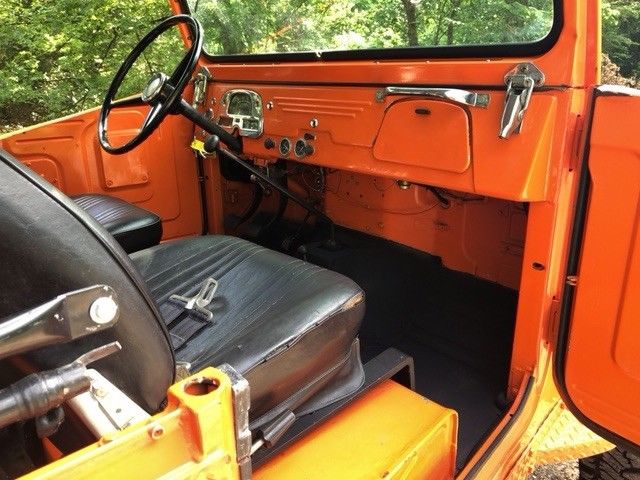 1965 Orange Toyota Land Cruiser Convertible
