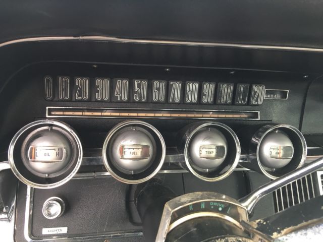 1965 Blue Ford Thunderbird Coupe