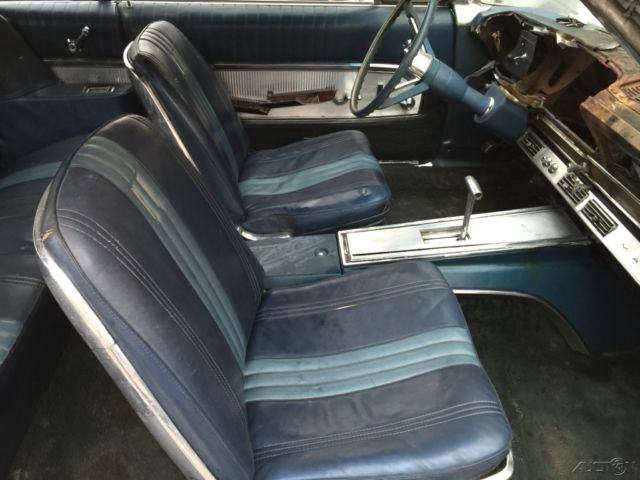 1965 White Ford Galaxie Convertible