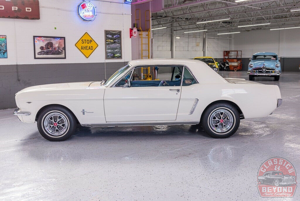 1965 White Ford Mustang Coupe