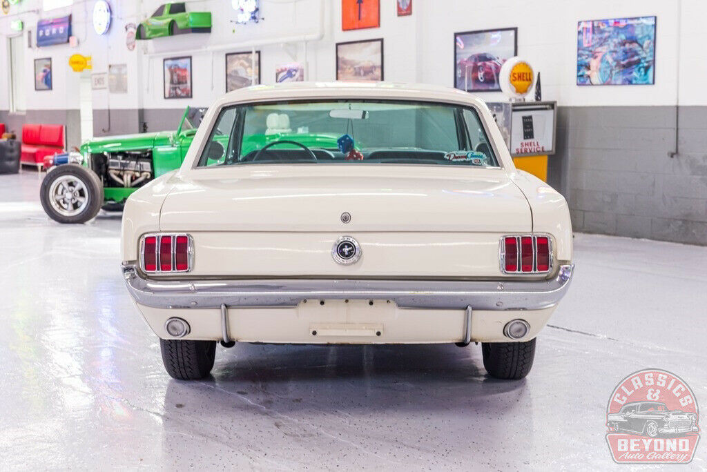 1965 White Ford Mustang Coupe