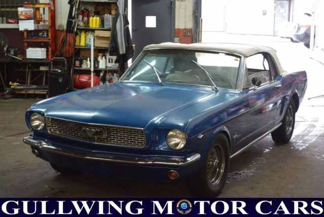 1965 Silver Ford Mustang Convertible