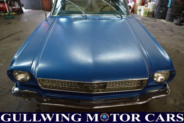 1965 Silver Ford Mustang Convertible