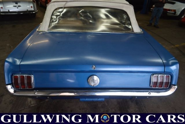 1965 Silver Ford Mustang Convertible