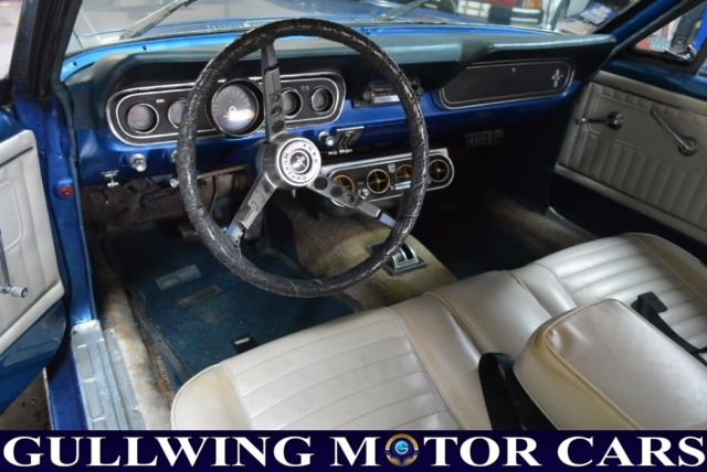 1965 Silver Ford Mustang Convertible