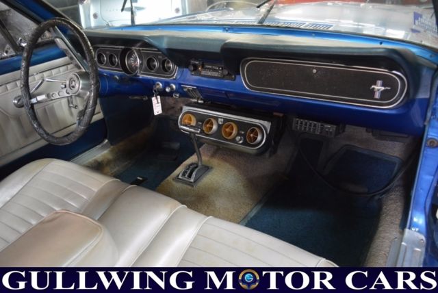 1965 Silver Ford Mustang Convertible
