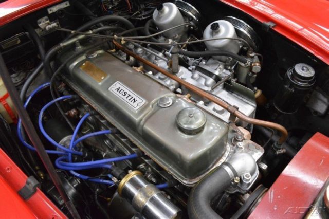 1965 Red Austin Healey 3000 Convertible