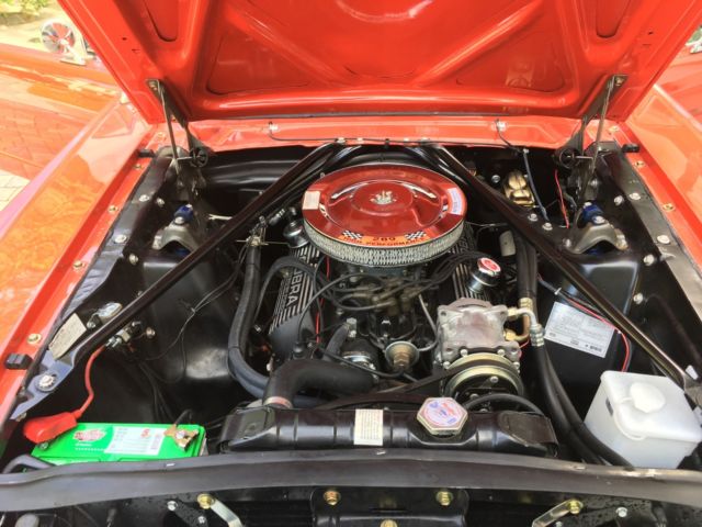 1965 Red Ford Mustang Convertible