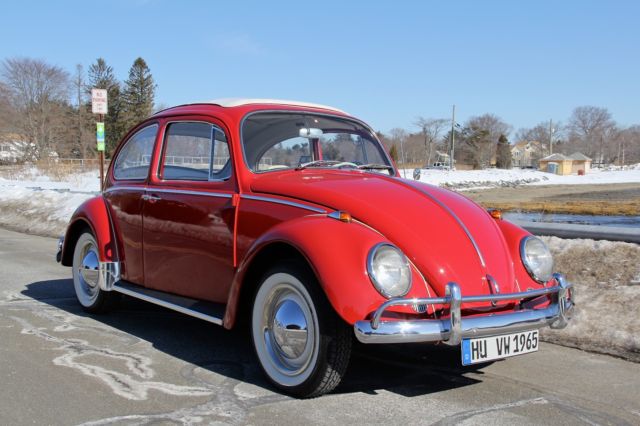 1965 Red Volkswagen Beetle - Classic Coupe