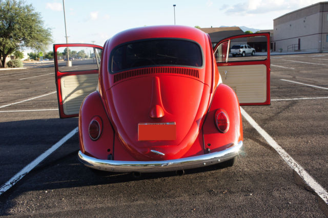 1965 Red/Beige Volkswagen Beetle - Classic Coupe