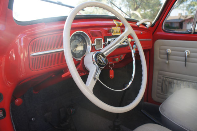 1965 Red/Beige Volkswagen Beetle - Classic Coupe