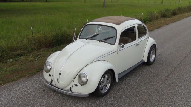 1965 Cool Vanilla Volkswagen Beetle - Classic Ragtop
