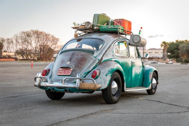 1965 Green Volkswagen Beetle - Classic