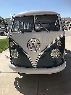 1965 Blue Volkswagen Bus/Vanagon Van Camper
