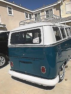 1965 Blue Volkswagen Bus/Vanagon Van Camper