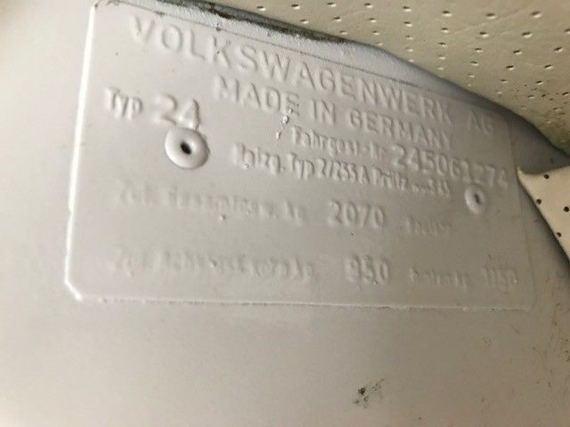 1965 Blue Volkswagen Bus/Vanagon Van Camper