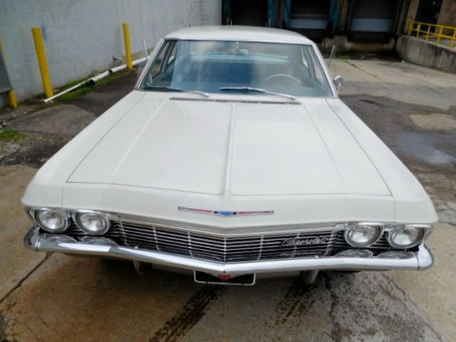 1965 White Ford CUSTOM Coupe