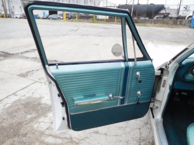 1965 White Ford CUSTOM Coupe