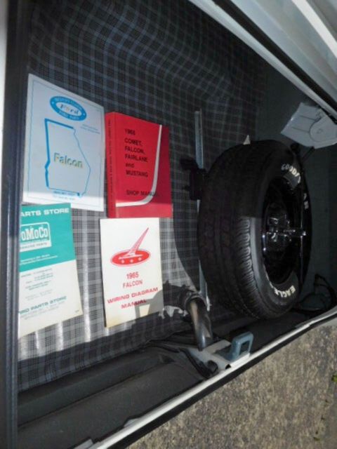 1965 White Ford Falcon Coupe