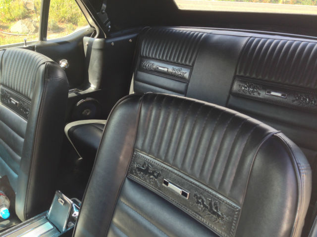 1965 White Ford Mustang