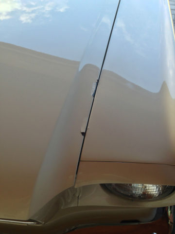 1965 White Ford Mustang