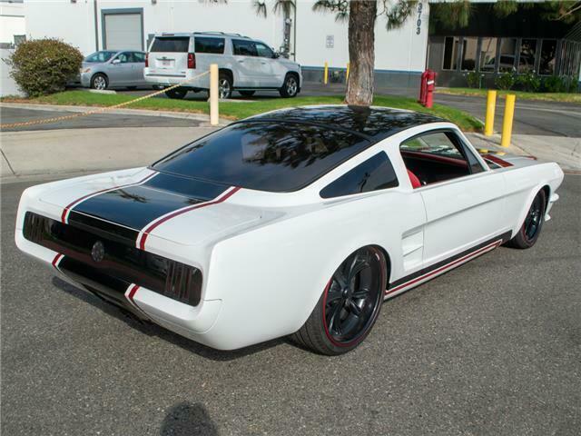 1965 White Ford Mustang Coupe