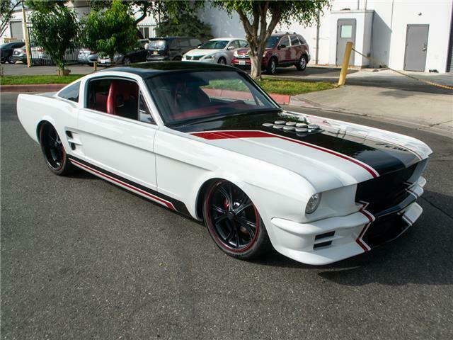 1965 White Ford Mustang Coupe