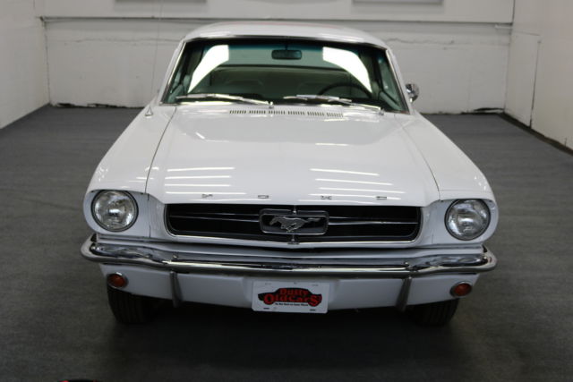 1965 White Ford Mustang Coupe