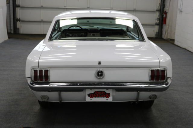 1965 White Ford Mustang Coupe