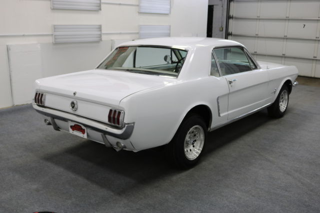 1965 White Ford Mustang Coupe