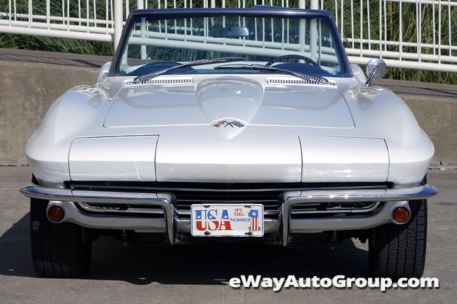 1965 White Chevrolet Corvette Convertible