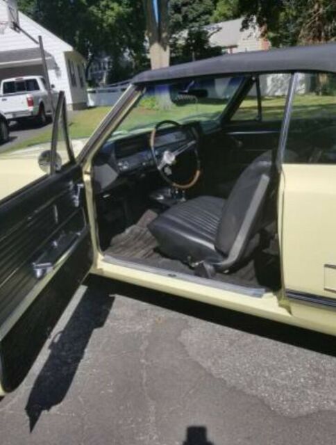 1965 Yellow Oldsmobile 442 Convertible