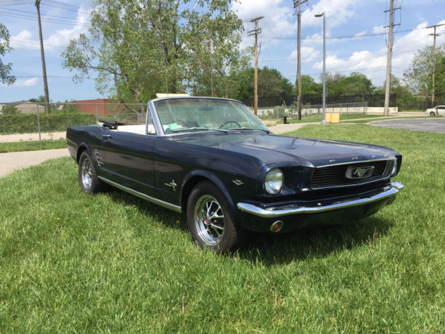 1966 NIGHTMIST BLUE Ford Mustang Convertible