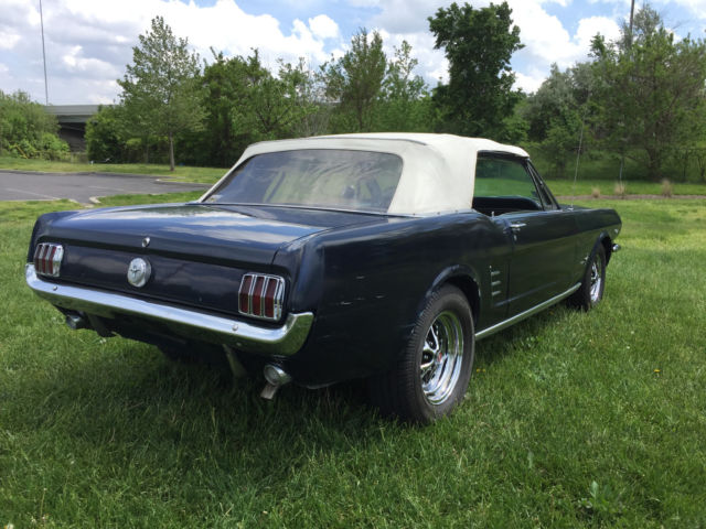 1966 NIGHTMIST BLUE Ford Mustang Convertible