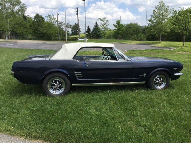 1966 NIGHTMIST BLUE Ford Mustang Convertible