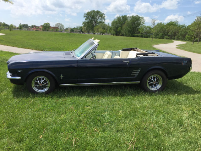 1966 NIGHTMIST BLUE Ford Mustang Convertible