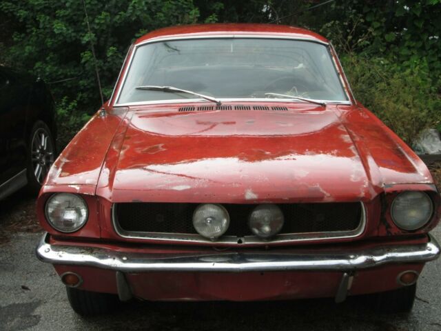 1965 Red Ford Mustang Coupe