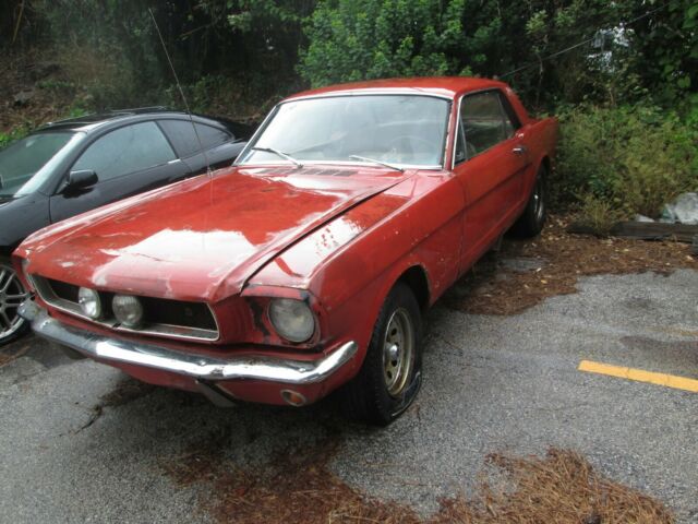 1965 Red Ford Mustang Coupe