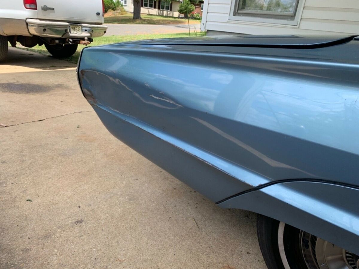 1965 Blue Ford Thunderbird Convertible
