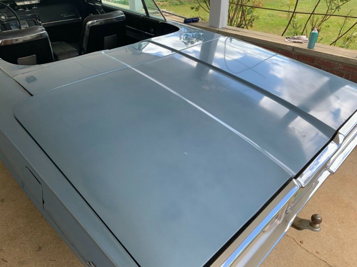 1965 Blue Ford Thunderbird Convertible