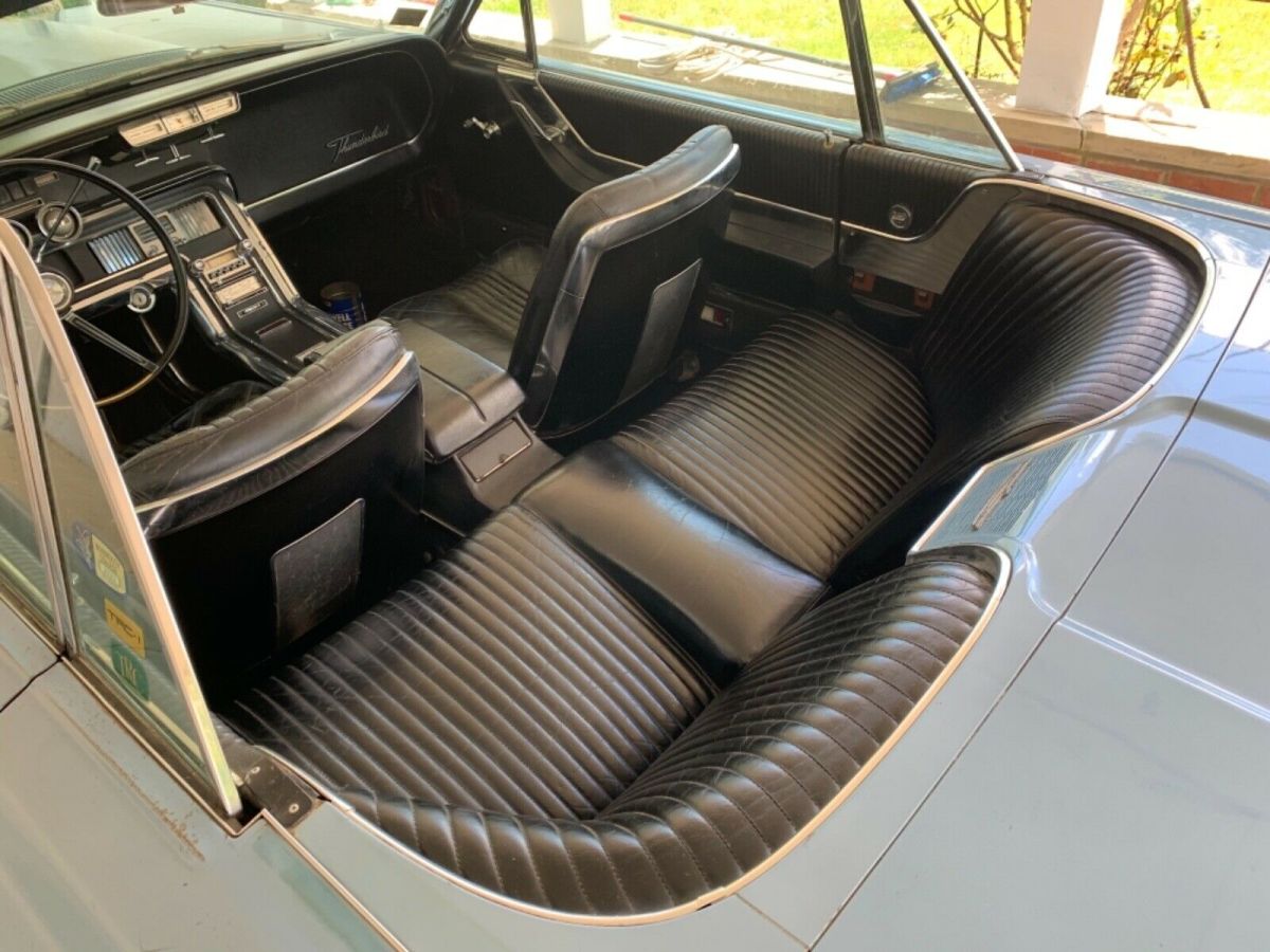 1965 Blue Ford Thunderbird Convertible