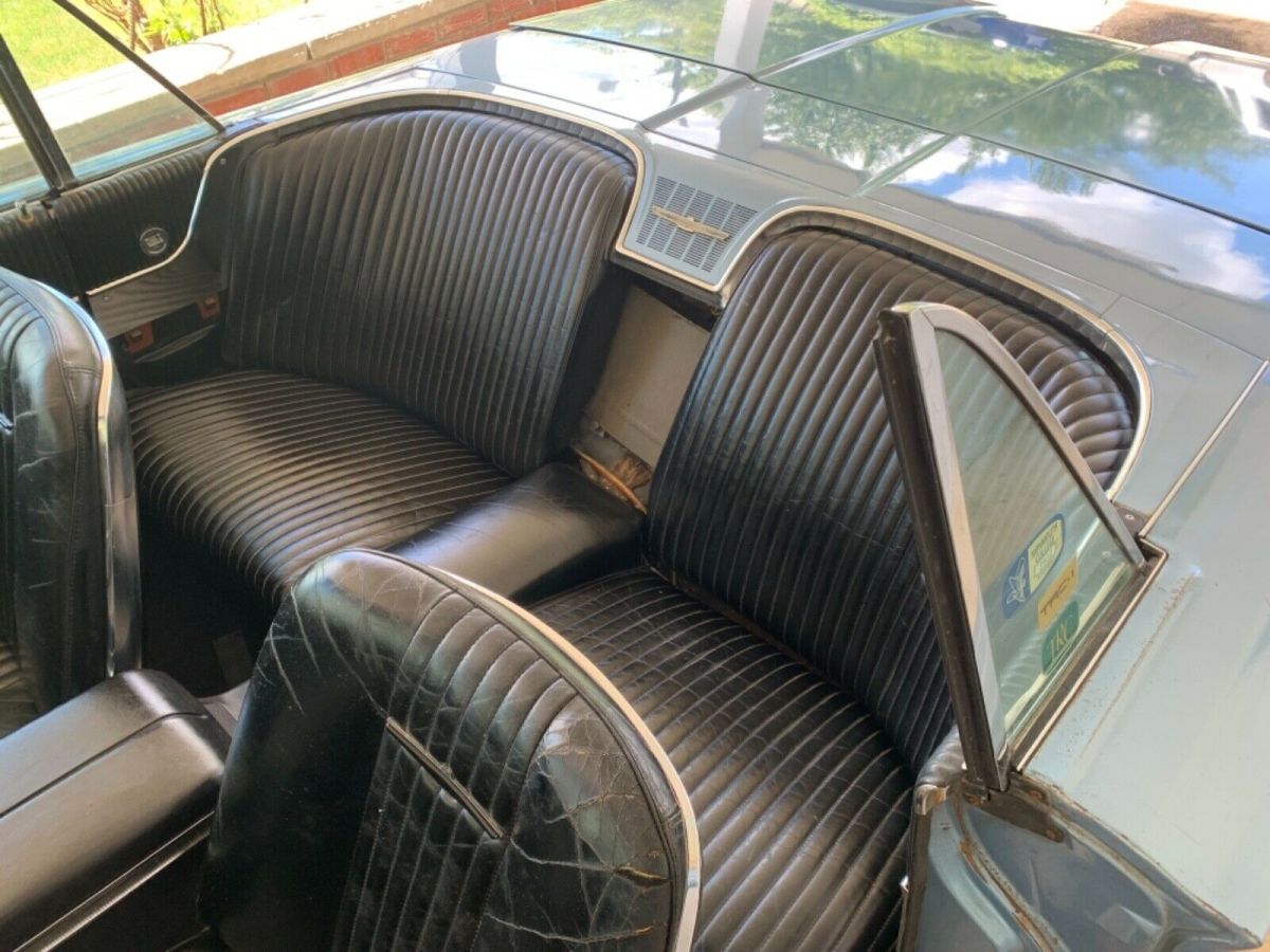 1965 Blue Ford Thunderbird Convertible