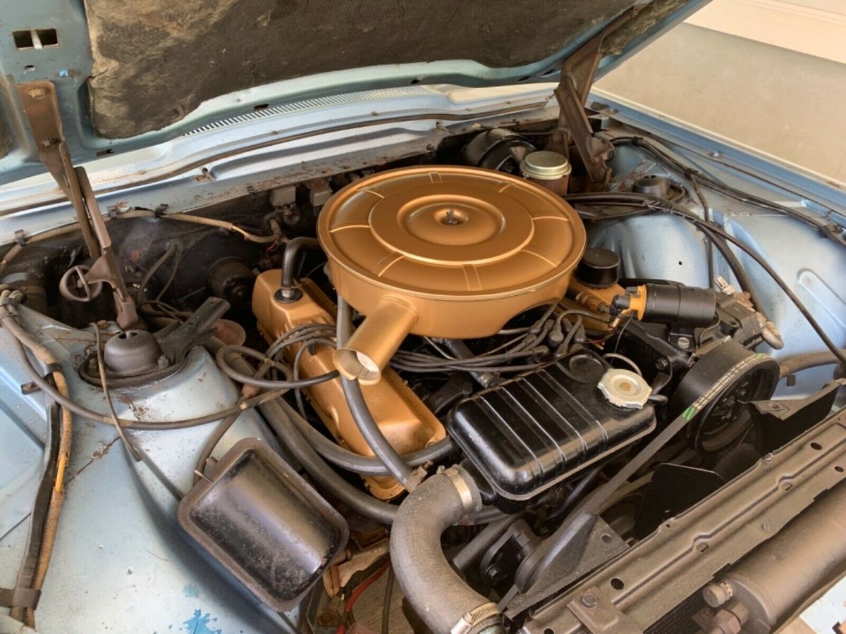 1965 Blue Ford Thunderbird Convertible