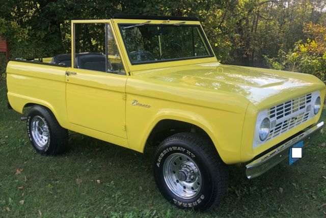 1966 YELLOW Ford Bronco Wagon