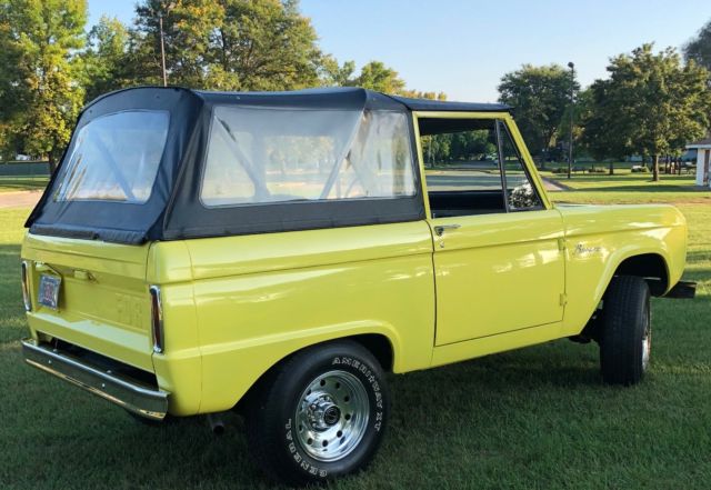 1966 YELLOW Ford Bronco Wagon
