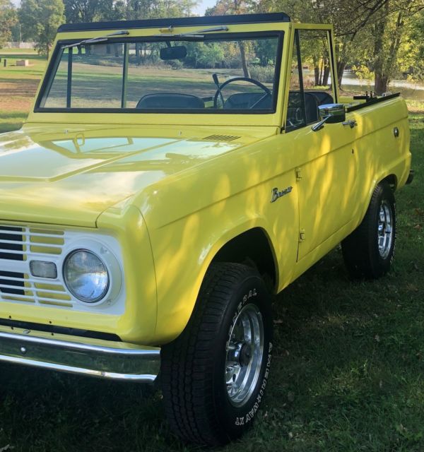1966 YELLOW Ford Bronco Wagon