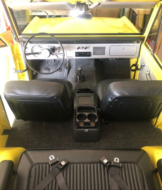 1966 YELLOW Ford Bronco Wagon